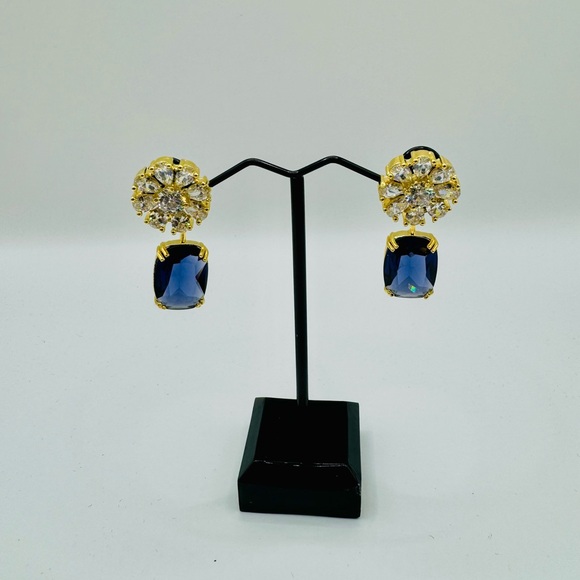 Stud Style CZ Earrings - Picture 3 of 3